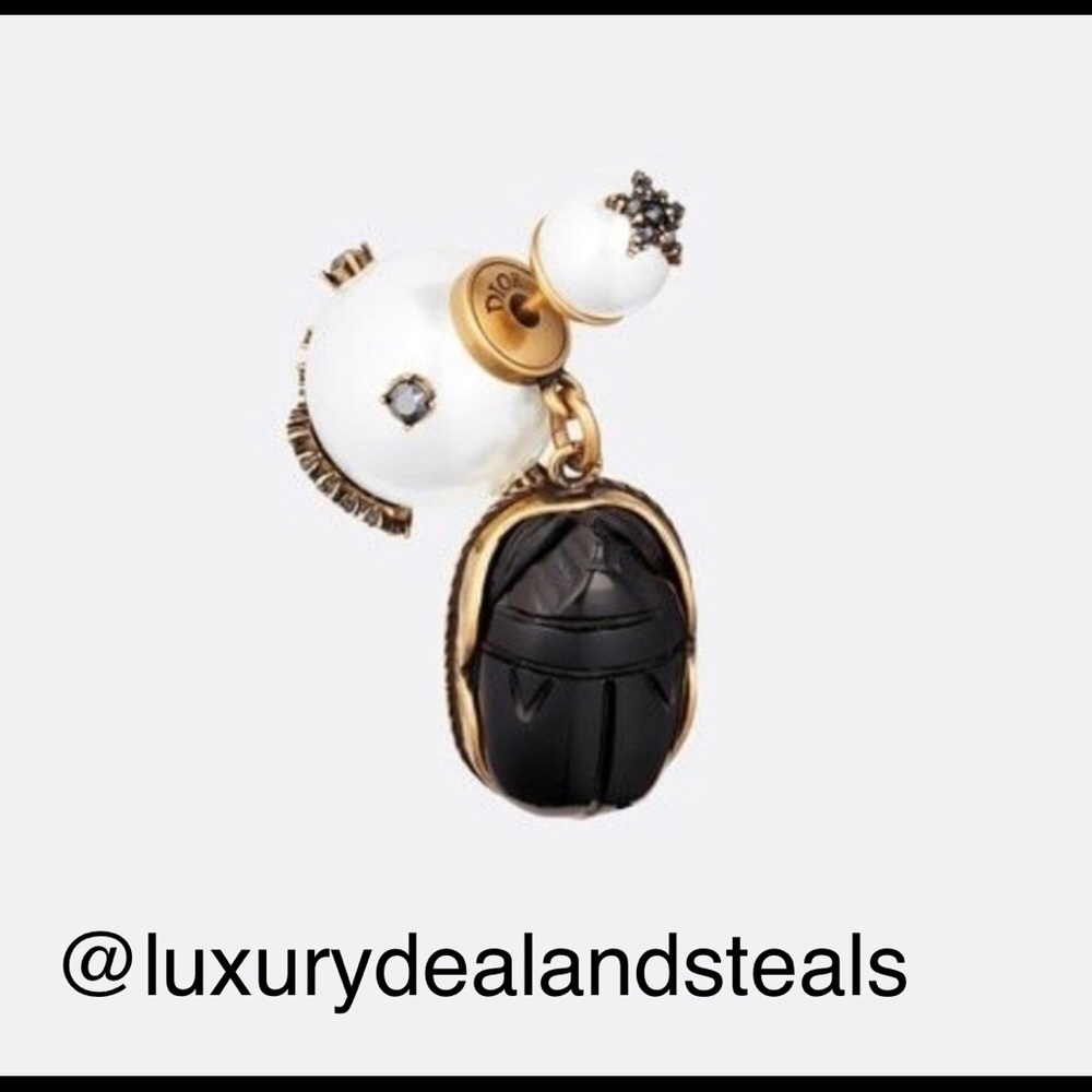 Sold Dior Tribales Earring Antique Gold pearl